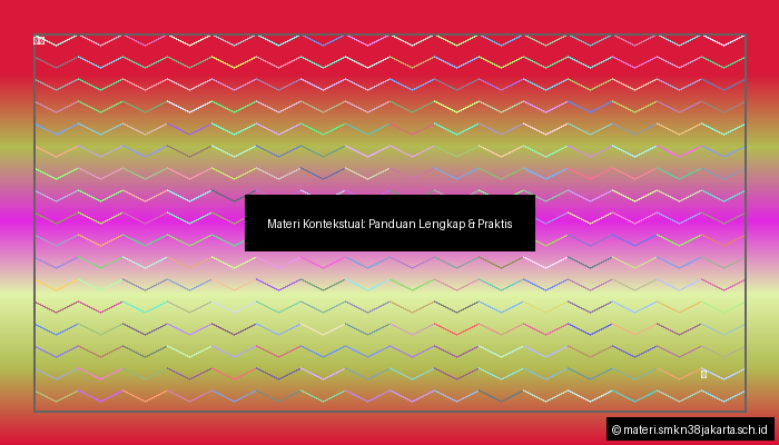 Materi Kontekstual: Panduan Lengkap & Praktis