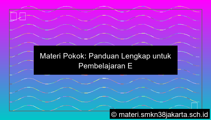 Materi Pokok
