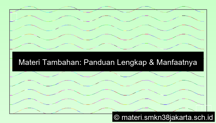 Materi Tambahan