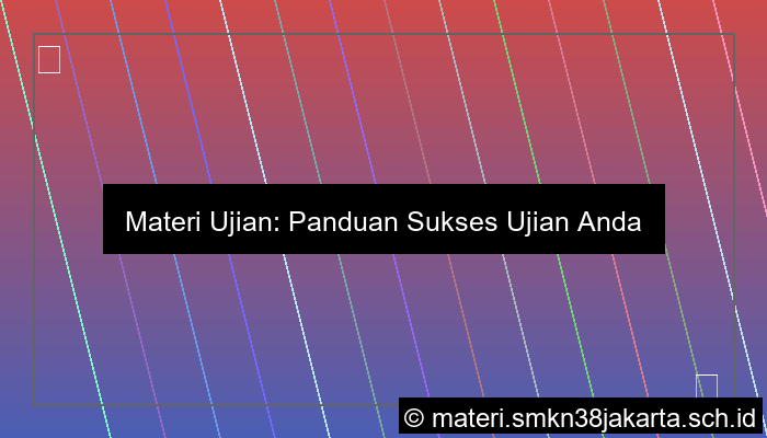 Materi Ujian