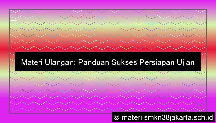 Materi Ulangan